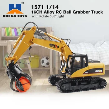 HUINA TOYS 1571 1/14 16CH Alloy RC Ball Grabber Truck Engineering Construction Car Vehicle with Sound Light Rotate 680 RTR
HUINA TOYS 1571 1/14 16CH Alloy RC Ball Grabber Truck Engineering Construction Car Vehicle with Sound Light Rotate 680 RTR