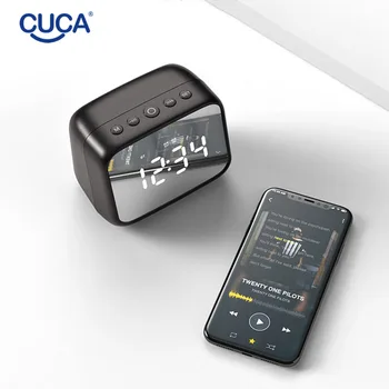 CUCA Wireless Bluetooth Speaker FM Radio Sound Box Desktop Alarm Clock Subwoofer Handsfree Music MP3 Player TF Card Bass Speaker
CUCA Wireless Bluetooth Speaker FM Radio Sound Box Desktop Alarm Clock Subwoofer Handsfree Music MP3 Player TF Card Bass Speaker