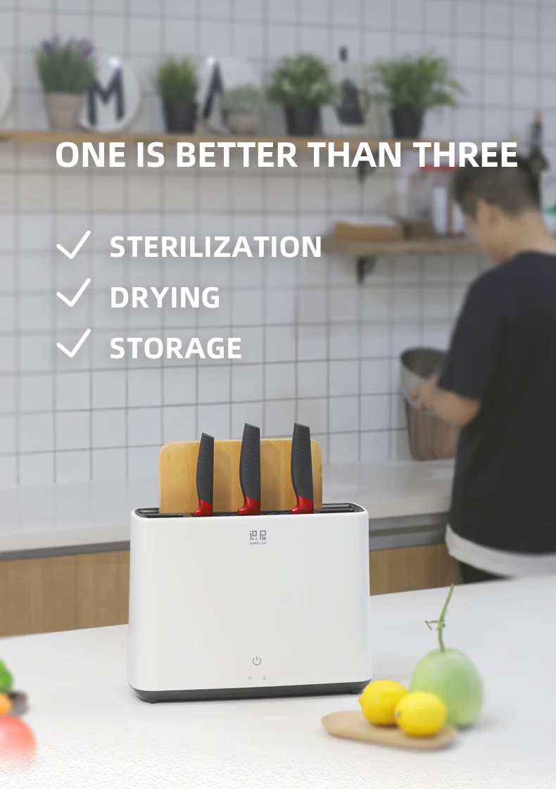 Smart Automatic UV Kitchen Sterilizer Knife Holder Stand Block Kitchen Rack fork Chopsticks for home
Smart Automatic UV Kitchen Sterilizer Knife Holder Stand Block Kitchen Rack fork Chopsticks for home