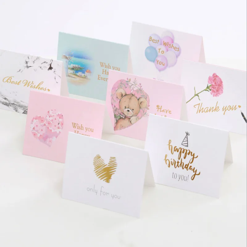 NEW Creative Gold Blocking Birthday Greeting Thanks Cards For Friends Party Mother's Day Wedding Hot Sale
NEW Creative Gold Blocking Birthday Greeting Thanks Cards For Friends Party Mother's Day Wedding Hot Sale