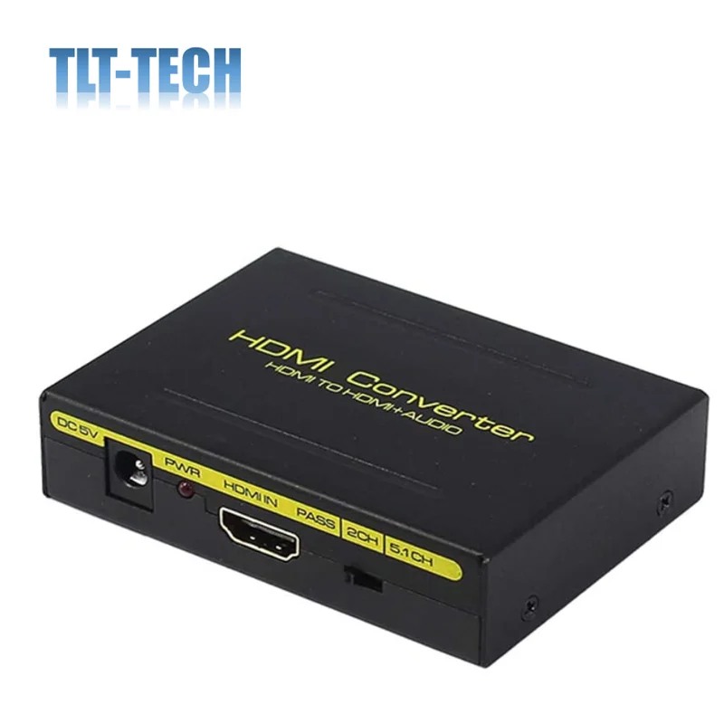 1080P HDMI to HDMI Optical SPDIF Suppport 5.1 + RCA L/R Audio Video Extractor Converter Splitter Adapter New Arrival
1080P HDMI to HDMI Optical SPDIF Suppport 5.1 + RCA L/R Audio Video Extractor Converter Splitter Adapter New Arrival