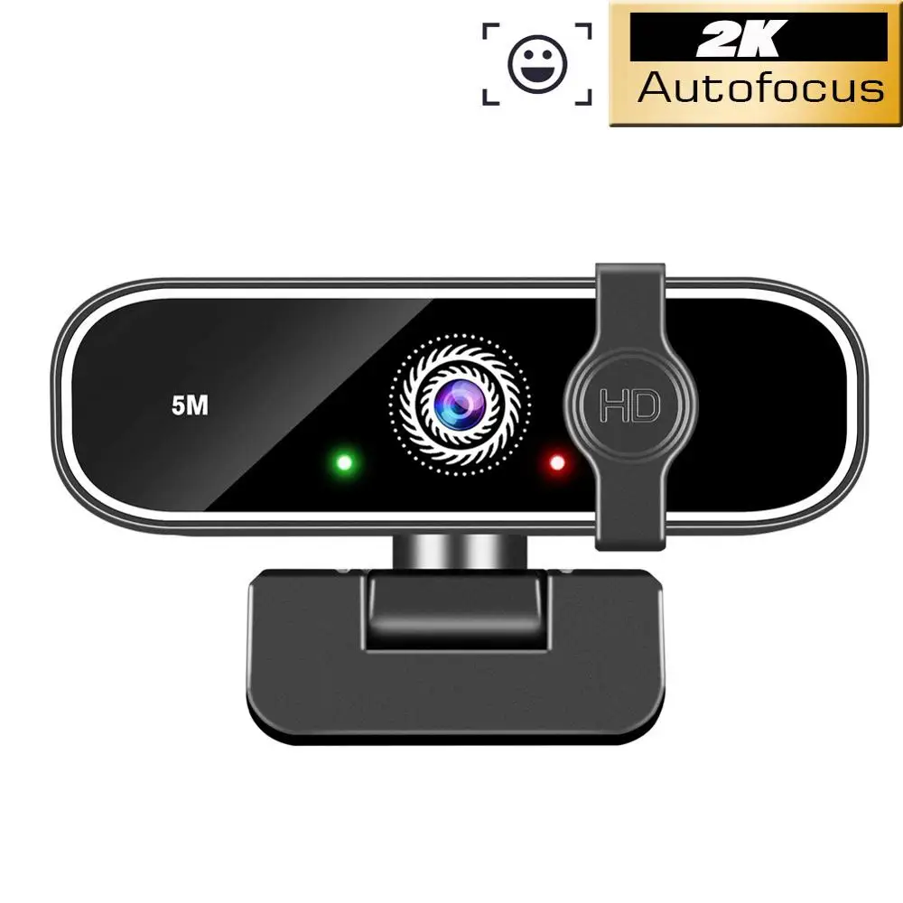 Webcam Autofocus 2K Computer Conference PC Web Camera With Microphone Privacy Cover Compatible with Desktop/Laptop USB 2.0
Webcam Autofocus 2K Computer Conference PC Web Camera With Microphone Privacy Cover Compatible with Desktop/Laptop USB 2.0
