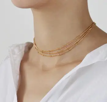 Timeless Wonder Titanium Triple Layered Chains Necklace Women Stainless Steel Jewelry Gothic Simple Look Boho Rare Top Ins 6348
Timeless Wonder Titanium Triple Layered Chains Necklace Women Stainless Steel Jewelry Gothic Simple Look Boho Rare Top Ins 6348