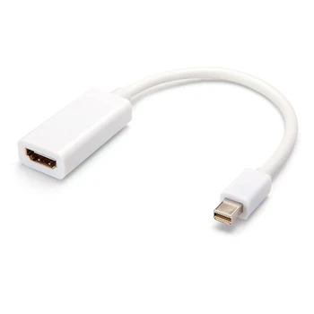 New DisplayPort Mini DP Thunderbolt to HDMI Female Adaptor Cable for MacBook Pro/Air
New DisplayPort Mini DP Thunderbolt to HDMI Female Adaptor Cable for MacBook Pro/Air
