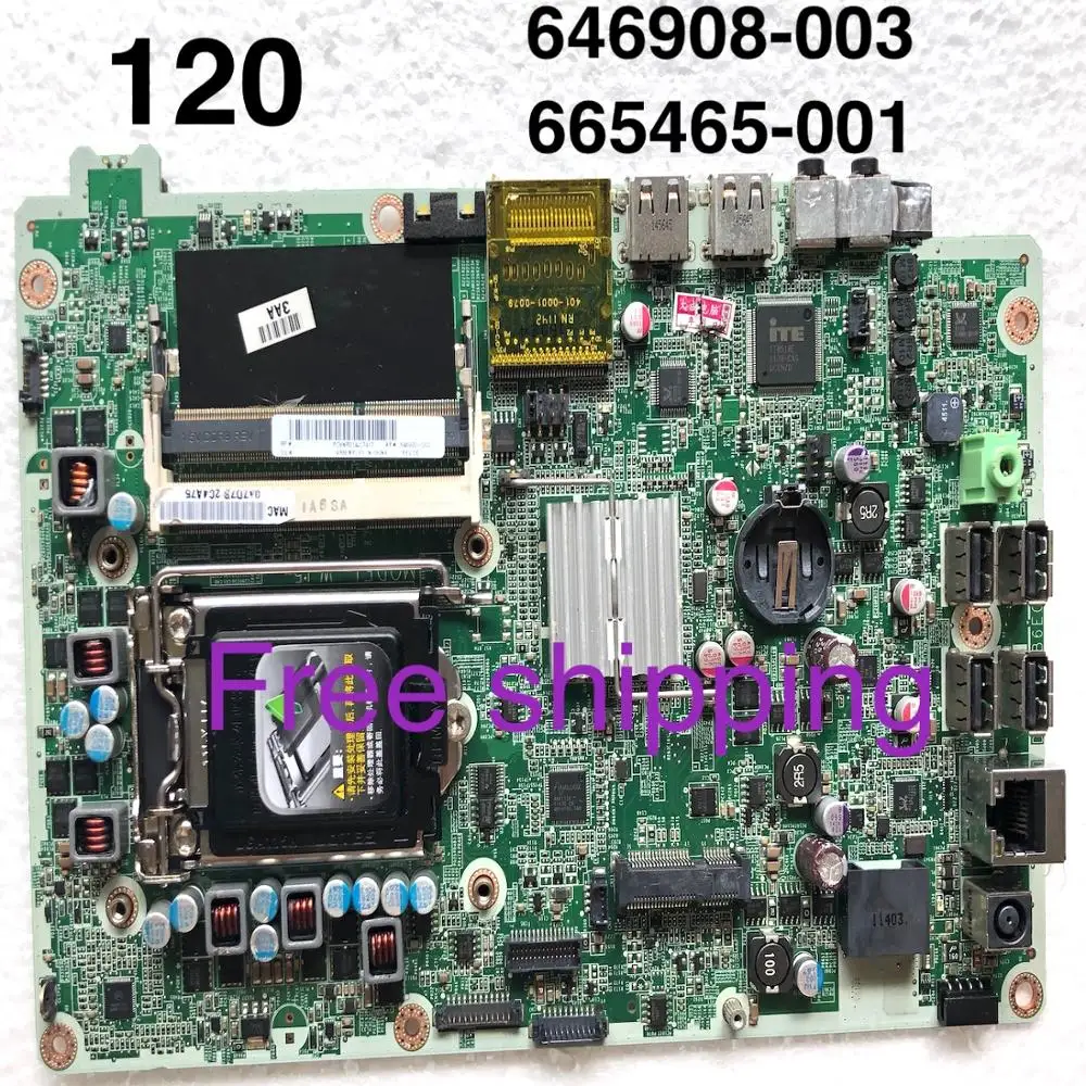 646908-003 For HP Omni 120 AIO motherboard DA0WJ5MB6E0 665465-001 motherboard 100%tested fully work
646908-003 For HP Omni 120 AIO motherboard DA0WJ5MB6E0 665465-001 motherboard 100%tested fully work