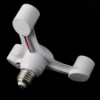 3 In 1 E27 To 3E27 Base Socket Splitter LED Light Lamp Bulb Adapter Holder White 37MB
3 In 1 E27 To 3E27 Base Socket Splitter LED Light Lamp Bulb Adapter Holder White 37MB