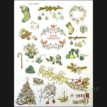 Waterproof Temporary Tattoo sticker Christmas Tree star sock hobbyhorse bell pine nut tatto flash tatoo fake tattoo for kid
Waterproof Temporary Tattoo sticker Christmas Tree star sock hobbyhorse bell pine nut tatto flash tatoo fake tattoo for kid