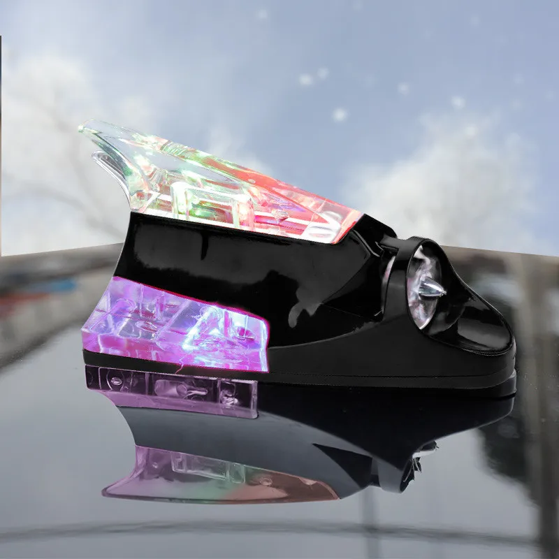 1PC Universal Car Shark Fin Antenna Creative Wind Power Car Aerials Light LED Anti Collision Car Antenna For Car Exterior Parts
1PC Universal Car Shark Fin Antenna Creative Wind Power Car Aerials Light LED Anti Collision Car Antenna For Car Exterior Parts