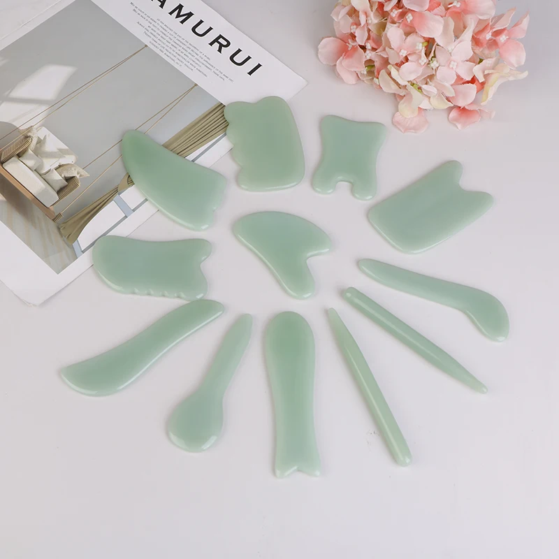 1PCS Personal Beauty Assistant Massage Natural Aventurine Jade Guasha Scraping Board Beauty Slimming Arm Leg V Facial Plate
1PCS Personal Beauty Assistant Massage Natural Aventurine Jade Guasha Scraping Board Beauty Slimming Arm Leg V Facial Plate