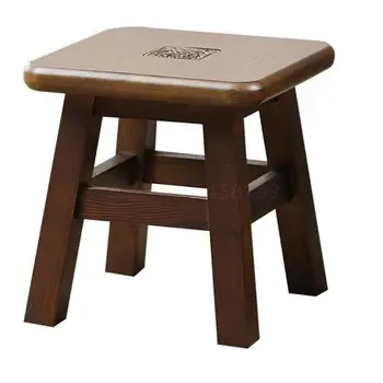 Solid wood stool home American retro bench dining stool simple dining table stool child stool chair shoe low stool
Solid wood stool home American retro bench dining stool simple dining table stool child stool chair shoe low stool