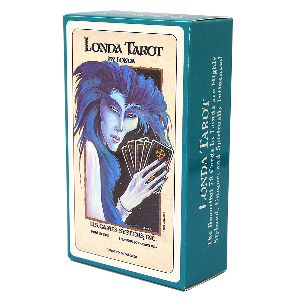 Londa Tarot 78 Card Deck Highly stylized unique spiritually influenced a stage with characters presented theatrical manner
Londa Tarot 78 Card Deck Highly stylized unique spiritually influenced a stage with characters presented theatrical manner