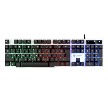 Keyboard Set LED Rainbow Backlit Wired USB Non Slip Home Office Ergonomic Splash Proof 104 Key Gaming Mouse Suspended Concave
Keyboard Set LED Rainbow Backlit Wired USB Non Slip Home Office Ergonomic Splash Proof 104 Key Gaming Mouse Suspended Concave