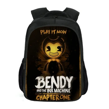 Double Layer Backpack Bendy and the Ink Machine Pattern Kids Backpack Mochila Infantil Ralph School Bag Cute Children's Backpack
Double Layer Backpack Bendy and the Ink Machine Pattern Kids Backpack Mochila Infantil Ralph School Bag Cute Children's Backpack