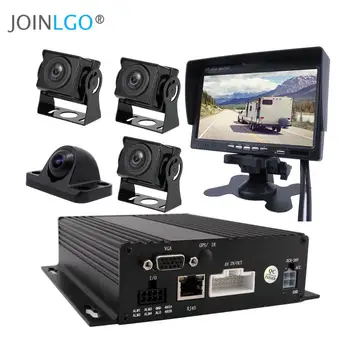 4-CH 1080P 2 256GB SD Mobile Vehicle Car DVR Video Recorder System with IP69 Waterproof Rear Side Front Camera for Truck Bus RV
4-CH 1080P 2 256GB SD Mobile Vehicle Car DVR Video Recorder System with IP69 Waterproof Rear Side Front Camera for Truck Bus RV