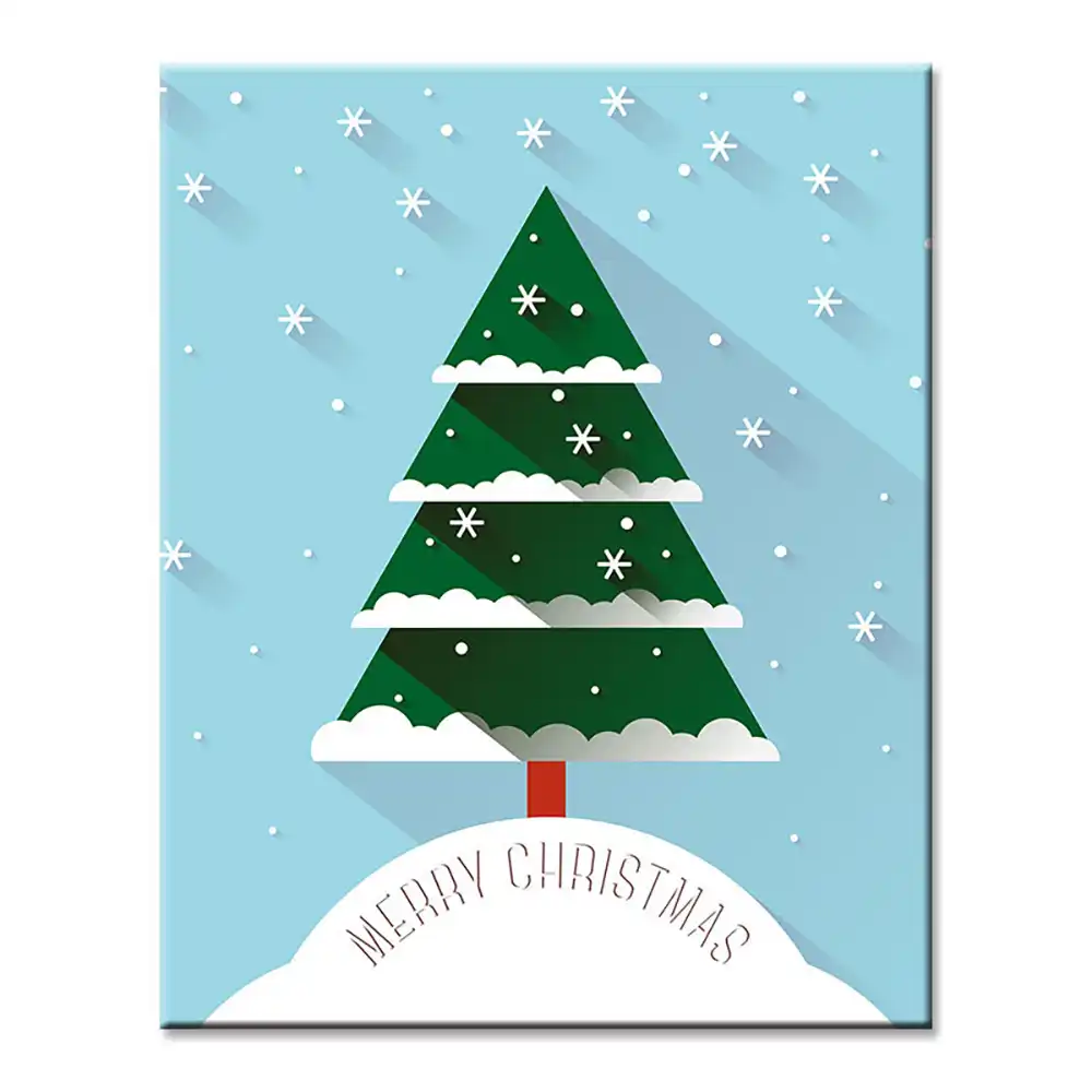 modular pictures nordic style poster christmas tree and deer