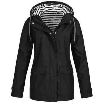 Women Winter Clothes Hooded Raincoat Coat Women's Solid Rain Jacket Outdoor Plus Waterproof Windproof Hooded Coat Outwear O14
Women Winter Clothes Hooded Raincoat Coat Women's Solid Rain Jacket Outdoor Plus Waterproof Windproof Hooded Coat Outwear O14