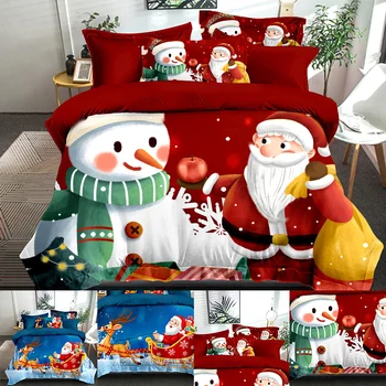 3pcs/2pcs Christmas 3D Digital Printing Quilt Cover and Pillowcase Soft Warm Breathable Bedding Set UD88
3pcs/2pcs Christmas 3D Digital Printing Quilt Cover and Pillowcase Soft Warm Breathable Bedding Set UD88
