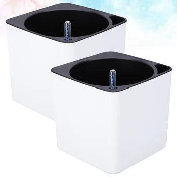 4 Pcs in 1 Set Plastic Lazy Flower Pot Double Layer Square Tray Box Planter Self Watering Flowerpot Large Capacity Water Plantin
4 Pcs in 1 Set Plastic Lazy Flower Pot Double Layer Square Tray Box Planter Self Watering Flowerpot Large Capacity Water Plantin