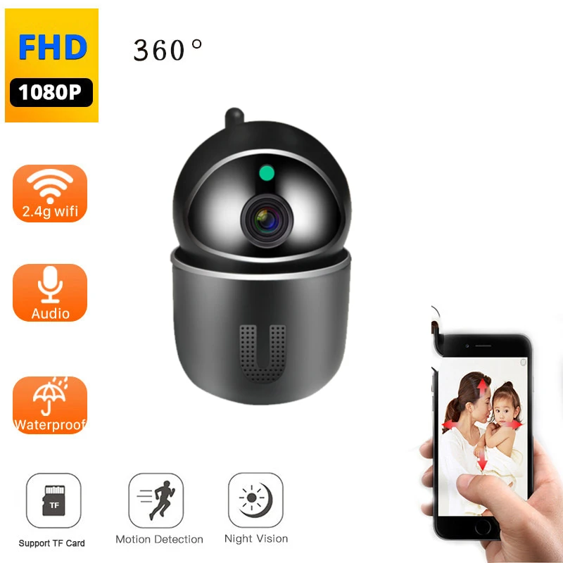 1080P IP Camera Baby Monitor Wifi Auto Tracking Surveillance Camera Home Security Wireless Outdoor Cctv Camera Video Nanny
1080P IP Camera Baby Monitor Wifi Auto Tracking Surveillance Camera Home Security Wireless Outdoor Cctv Camera Video Nanny