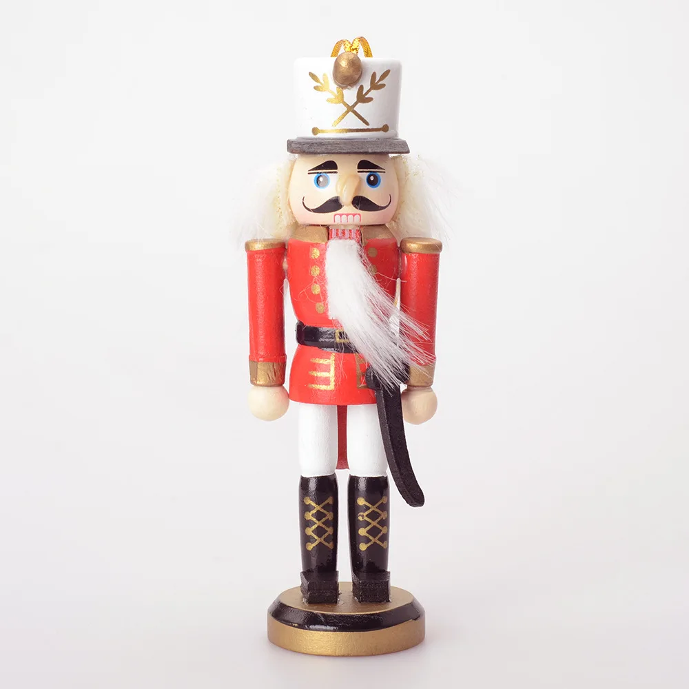 creative wood craft gifts hand-painted nutcracker soldier puppet
