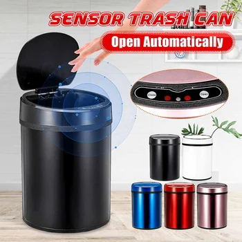 8L Automatic Touchless Intelligent induction Motion Sensor Kitchen Trash Can Wide Opening Sensor Eco-friendly Waste Garbage Bin
8L Automatic Touchless Intelligent induction Motion Sensor Kitchen Trash Can Wide Opening Sensor Eco-friendly Waste Garbage Bin