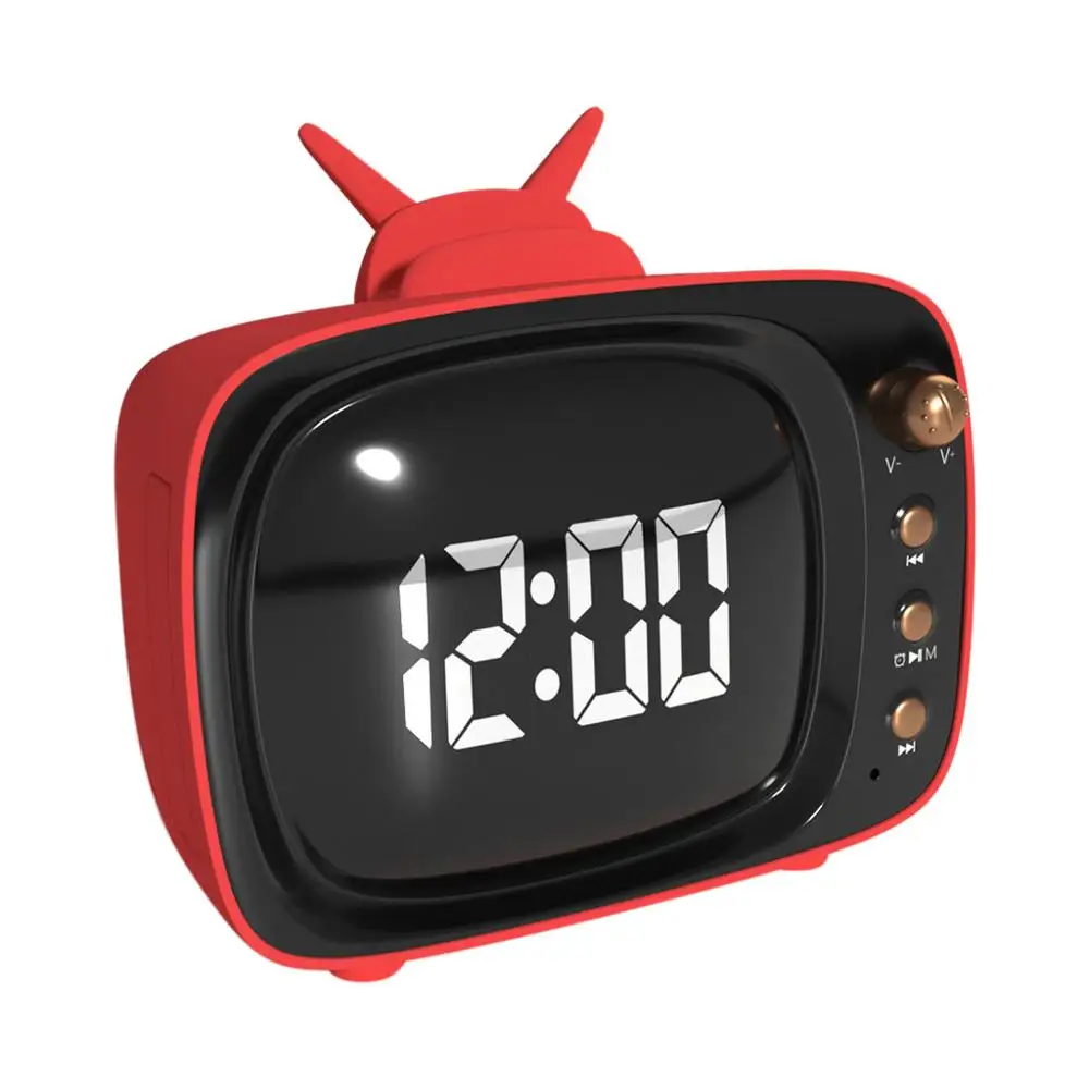 Retro TV Wireless Bluetooth Speaker Blue-tooth V5.0 Speaker LED Digital Display Alarm Clock Fm Radio
Retro TV Wireless Bluetooth Speaker Blue-tooth V5.0 Speaker LED Digital Display Alarm Clock Fm Radio
