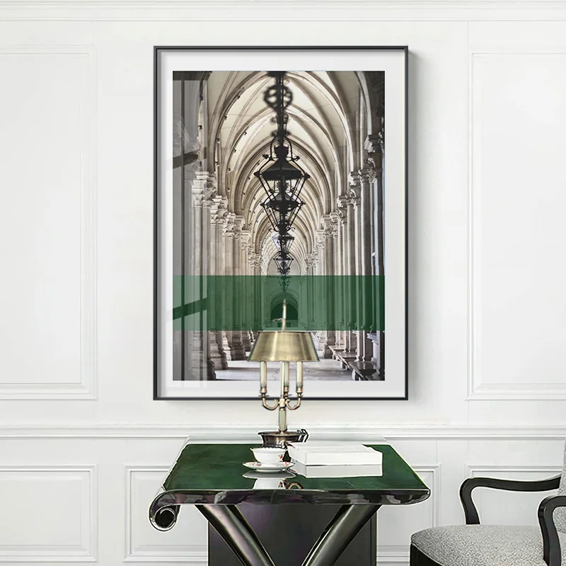 Фото Современные архитектурные эстетические картины на холсте постеры с принтом