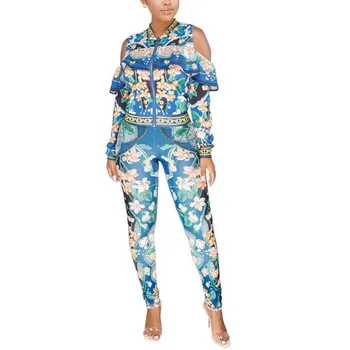 Large Size Two Piece Set 2019 Fashion Tracksuit Woman Suit Women Casual Floral Print Tops Pants
Large Size Two Piece Set 2019 Fashion Tracksuit Woman Suit Women Casual Floral Print Tops Pants