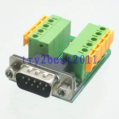 DHL/EMS 50 Sets Adapter DB9 DB-9 9pin plug pin D-SUB VGA DE9 signals Terminal Breakout Board -C1
DHL/EMS 50 Sets Adapter DB9 DB-9 9pin plug pin D-SUB VGA DE9 signals Terminal Breakout Board -C1