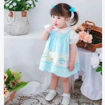 Baby Girl clothes Spanish New Princess Dress Letter Print short sleeve dress for girls birthday party dress vestidos Y2964
Baby Girl clothes Spanish New Princess Dress Letter Print short sleeve dress for girls birthday party dress vestidos Y2964
