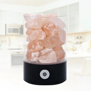 Crystal Salt Lamp Natural Crystal Night Light Colorful Soft Light (Black M2 Roundness)
Crystal Salt Lamp Natural Crystal Night Light Colorful Soft Light (Black M2 Roundness)