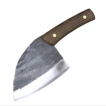 NEW Handmade Forged Chinese Cleaver Chef Knife Clad Steel Vegetables Meat Slicing Tools Professional Kitchen Knives Cooking BBQ 
NEW Handmade Forged Chinese Cleaver Chef Knife Clad Steel Vegetables Meat Slicing Tools Professional Kitchen Knives Cooking BBQ