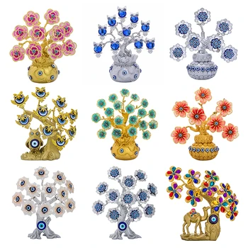 H&D 9 Style Lucky Tree with Turkish Blue Evil Eyes Amulet Table Centerpiece Ornament Home Office Decor Showpiece Protection Gift
H&D 9 Style Lucky Tree with Turkish Blue Evil Eyes Amulet Table Centerpiece Ornament Home Office Decor Showpiece Protection Gift