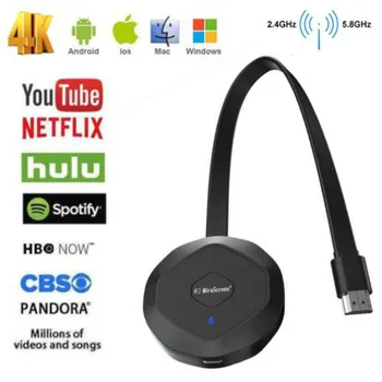 4K Anycast Miracast AirPlay Mirror Screen Wireless HDMI TV Stick 5G Wifi Display Receiver Mirascreen Dongle for netflix Youtube 
4K Anycast Miracast AirPlay Mirror Screen Wireless HDMI TV Stick 5G Wifi Display Receiver Mirascreen Dongle for netflix Youtube
