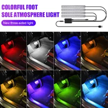 4 In 1 Car Interior Atmosphere Light Ambient Light with Remote Control Voice-Activated 8 Colors 4 Modes USB/12V Powered Lighting
4 In 1 Car Interior Atmosphere Light Ambient Light with Remote Control Voice-Activated 8 Colors 4 Modes USB/12V Powered Lighting