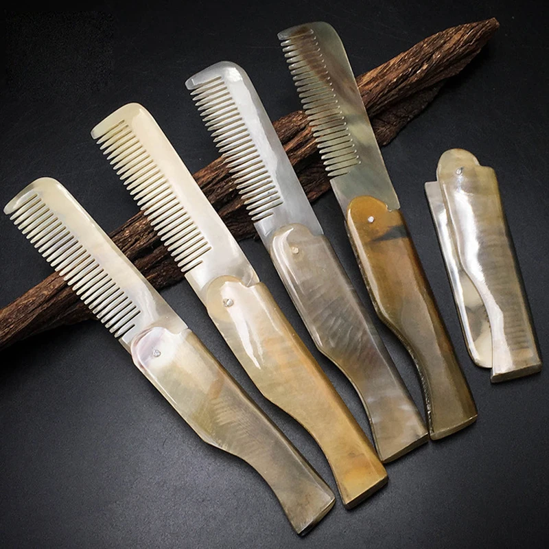 Anti-Static Foldable Horn Comb Pocket Clip Moustache Beard Styling Tool Portable Comb Hairdressing Hair Care Tools
Anti-Static Foldable Horn Comb Pocket Clip Moustache Beard Styling Tool Portable Comb Hairdressing Hair Care Tools