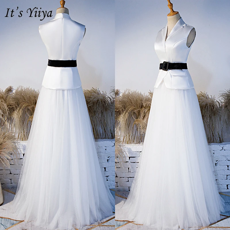It's Yiiya Evening Dress 2019 White Sleeveless Elegant Sashes A-Line Floor Length Dresses Women Party Long Formal Gowns E1008
It's Yiiya Evening Dress 2019 White Sleeveless Elegant Sashes A-Line Floor Length Dresses Women Party Long Formal Gowns E1008