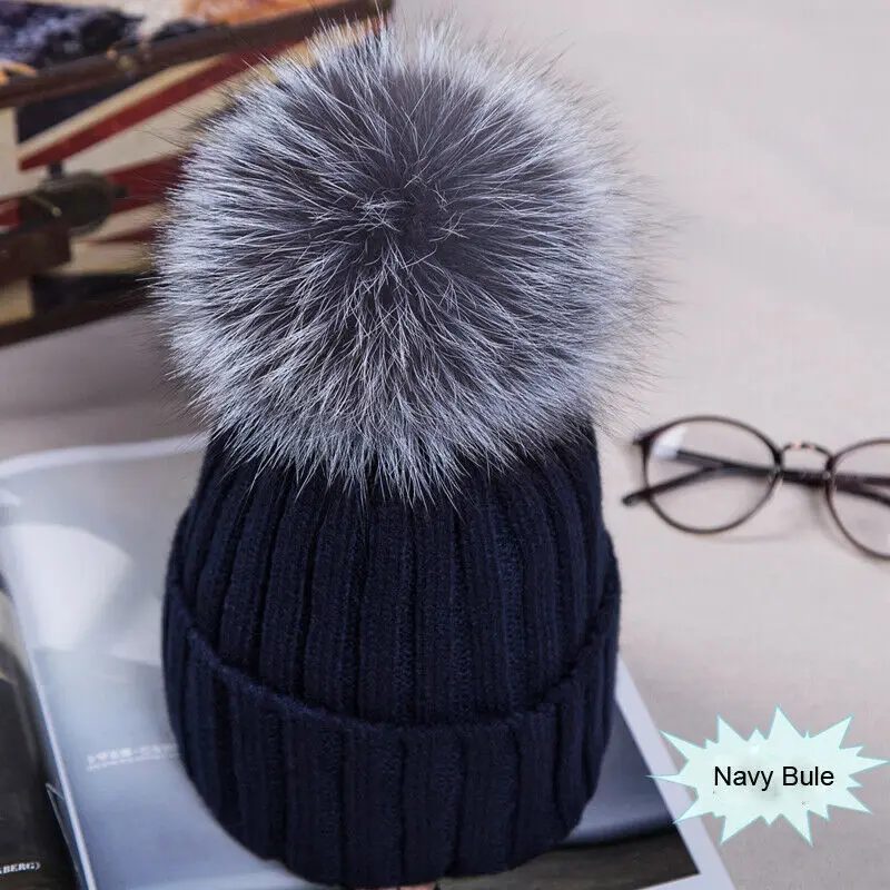 Meihuida Winter Women Pom Pom Beanies Warm Soft Knitted Bobble Girl Fur Pompom Hats Fashion Real Raccoon Ski Wear
Meihuida Winter Women Pom Pom Beanies Warm Soft Knitted Bobble Girl Fur Pompom Hats Fashion Real Raccoon Ski Wear