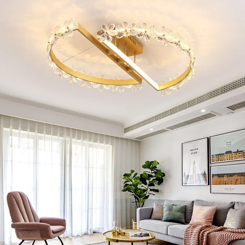 Modern Led Ceiling Lights Crystal Chandelier Ceiling Nordic Luxury Living Room Light Kitchen Led Light 80W 120W Dimming Lamp
Modern Led Ceiling Lights Crystal Chandelier Ceiling Nordic Luxury Living Room Light Kitchen Led Light 80W 120W Dimming Lamp