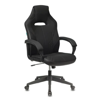 Armchair game bureaucrat Viking 3 Aero, on wheels, artificial leather/fabric, black, (Viking 3 Aero Black)