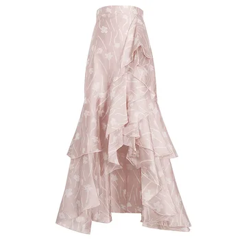 2020 New Spring and Summer New Pink Flounced Irregular Hem Skirt Elegant Women High-waist Printed Long Skirts
2020 New Spring and Summer New Pink Flounced Irregular Hem Skirt Elegant Women High-waist Printed Long Skirts