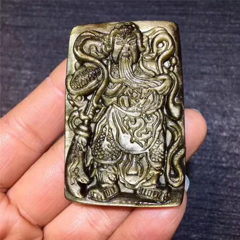 Wholesale Price Carving golden Obsidian Chinese Warrior GuanGong With a Big Knife Pendant
Wholesale Price Carving golden Obsidian Chinese Warrior GuanGong With a Big Knife Pendant