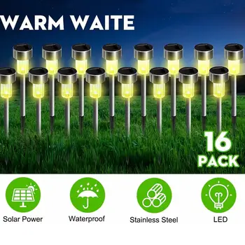 16PCS Mini Solar Lawn Lamps Outdoor Solar Powered Pathway Light Outdoor Landscape Spot Lights for Villa Garden Park Balcony
16PCS Mini Solar Lawn Lamps Outdoor Solar Powered Pathway Light Outdoor Landscape Spot Lights for Villa Garden Park Balcony