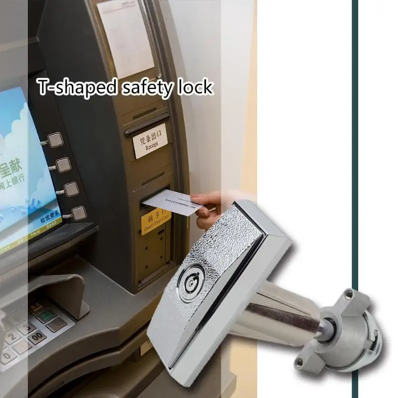 T-shaped Safety Lock Long Service Life Reliability Turning Machine/Booth/Game Machine/Vending Machine Lock 88x68x38mm
T-shaped Safety Lock Long Service Life Reliability Turning Machine/Booth/Game Machine/Vending Machine Lock 88x68x38mm