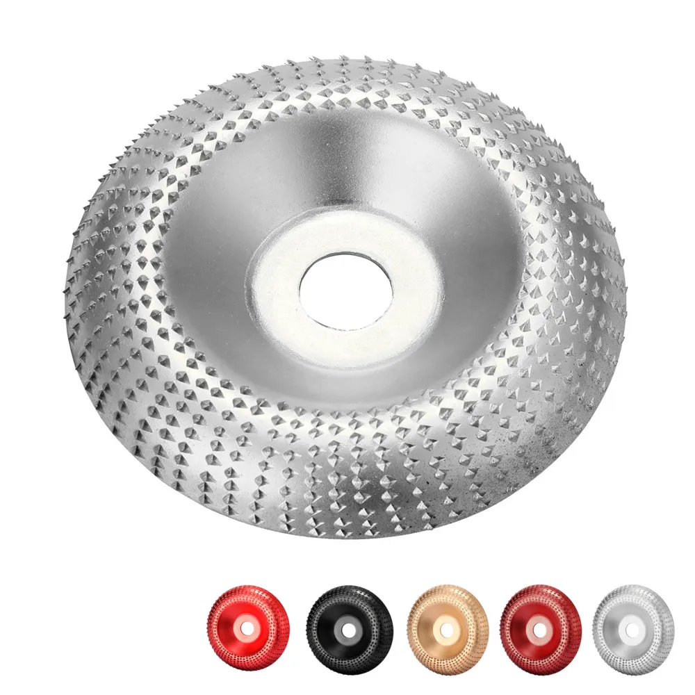 Фото New 100mm Curve Extreme Shaping Disc Wood Carving Grinder Wheel Abrasive Sanding Rotary Tool for 100 115 Angle | Инструменты