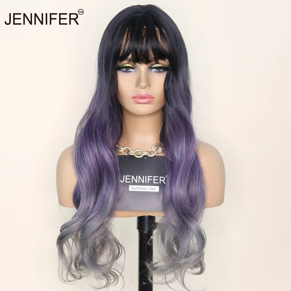 Synthetic Wigs for Women Render three colors Long Wavy with Bangs High Temperature Fiber Cosplay Party Daily Full Mechanism
Synthetic Wigs for Women Render three colors Long Wavy with Bangs High Temperature Fiber Cosplay Party Daily Full Mechanism