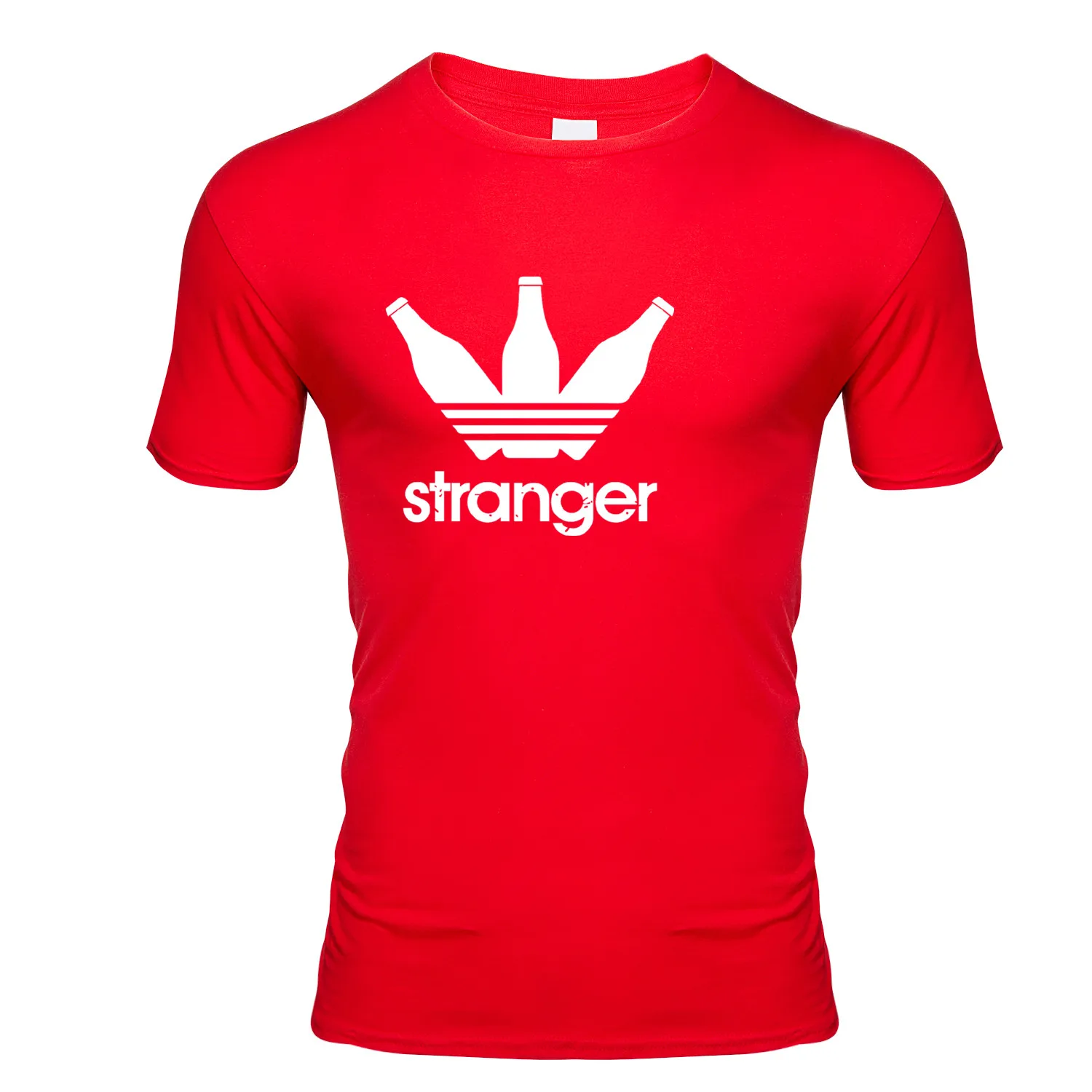 2020 New Summer Men's Fashion T-Shirt Printed TheBottle T-Shirt O-Neck Short-Sleeved and Style T-Shirt 95% Cotton Sport
