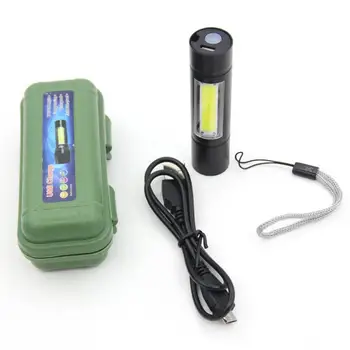 Multifunctional LED Flashlight USB Rechargeable battery Powerful XPE COB torch Side Light design Flashlight WorkLight with Batte
Multifunctional LED Flashlight USB Rechargeable battery Powerful XPE COB torch Side Light design Flashlight WorkLight with Batte