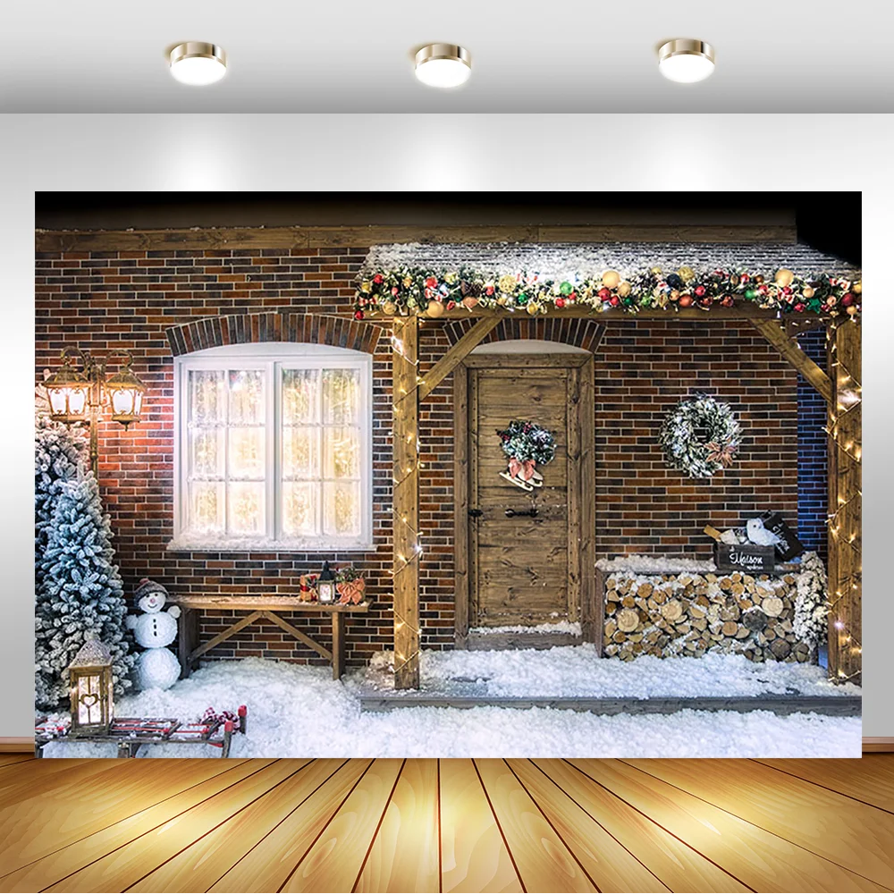 Christmas Backdrop Decorative Tree Window Snowman Fireplace Eaves Red Brick Vintage Wall Photography Backdrops For Photo Studio
Christmas Backdrop Decorative Tree Window Snowman Fireplace Eaves Red Brick Vintage Wall Photography Backdrops For Photo Studio