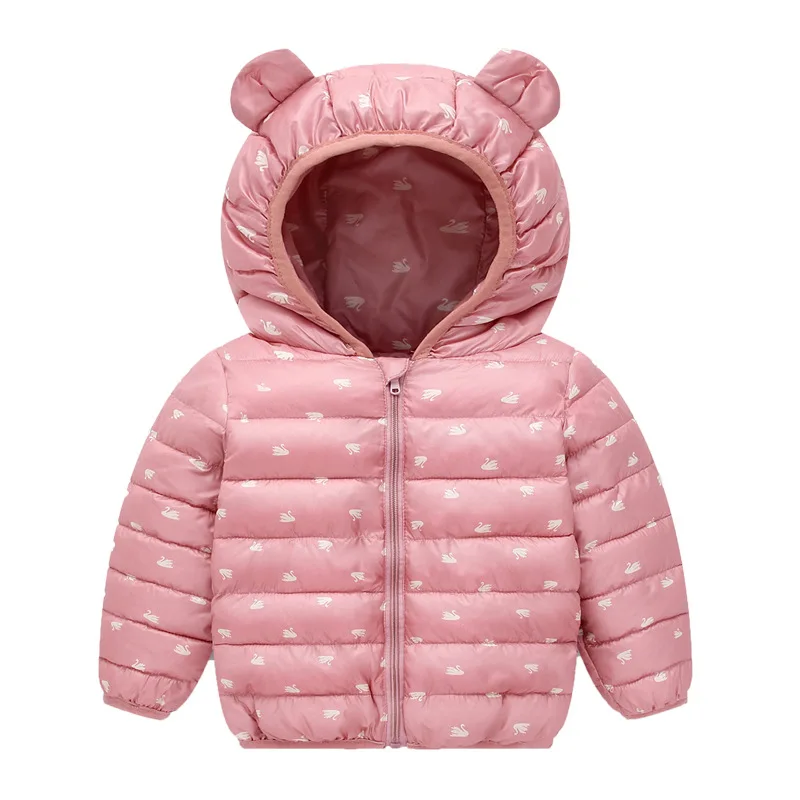 Autumn And Winter The New Children's clothing child Down jacket Thickened Baby ear Cotton printing Warm Winter Jacket Hooded 
Autumn And Winter The New Children's clothing child Down jacket Thickened Baby ear Cotton printing Warm Winter Jacket Hooded